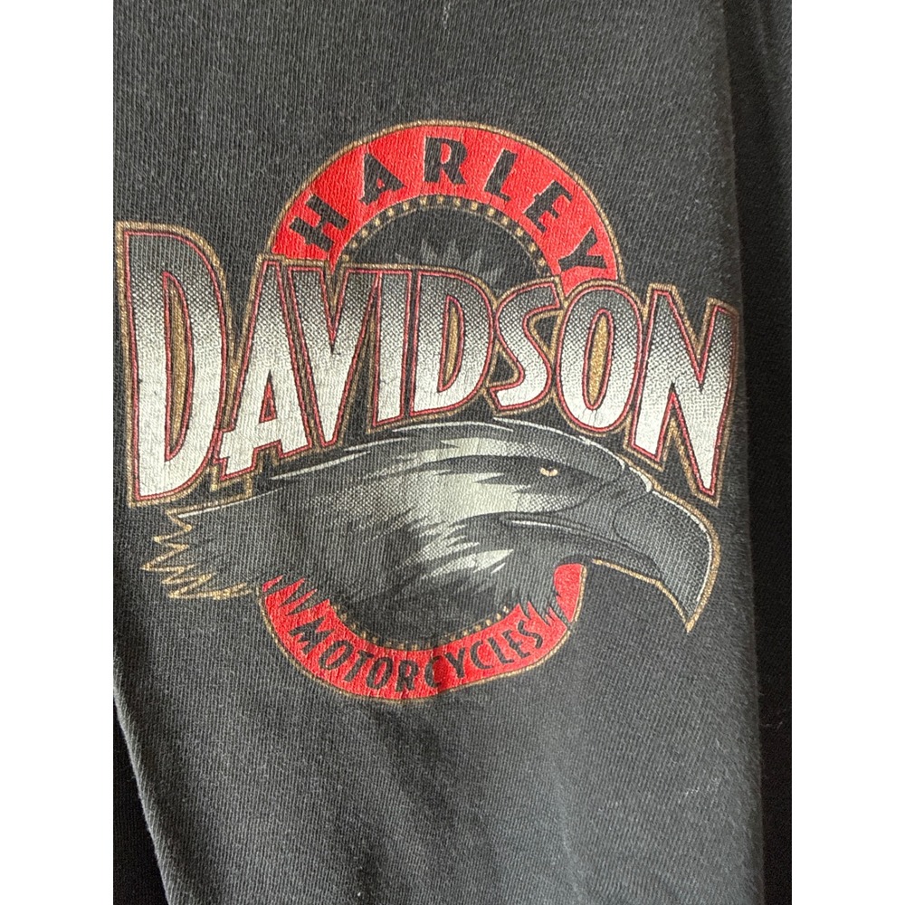 Harley Davidson Vintage 90s‎ T-Shirt Mens XL Single Stitch Eagle Mexico Biker - Picture 2 of 10